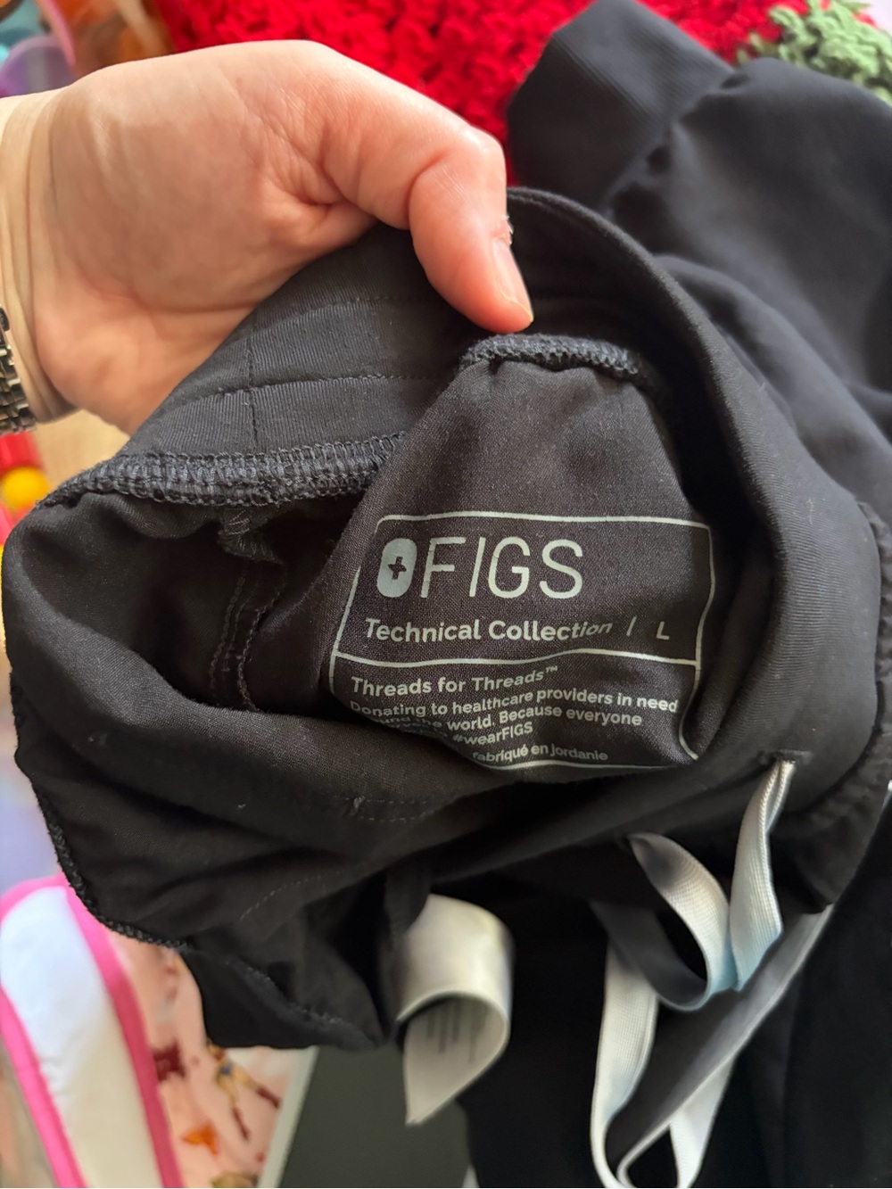 FIGS Technical Collection Black Scrub Set